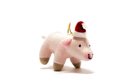 BY4327 Pig Xmas decoration
